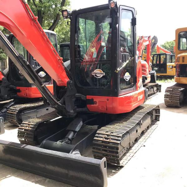 Mini Excavatores Usados Kubota KX163 com boa saúde e válvula hidráulica original