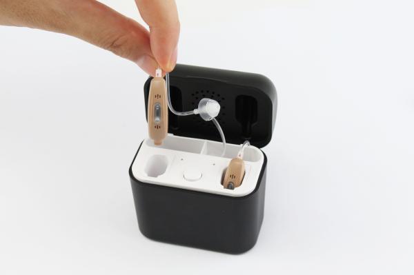 Wireless Charging Crystal BTE Hearing Aid FDA Ear Sound Amplifier Hearing Aid Device