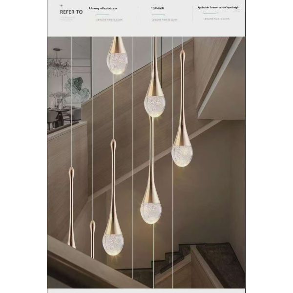 Internet Célébrité Lustre à petite taille Éclairage élégant pour le salon du Penthouse