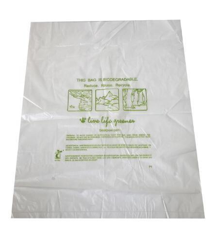 eco reusable corn starch plastic packaging fruit bag, Food Grade Corn Starch Eco Roller Compostable Garbage Bags