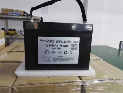 12V60AH Lead Aicd Replacement  LiFePO4 Battery For Solar Storage