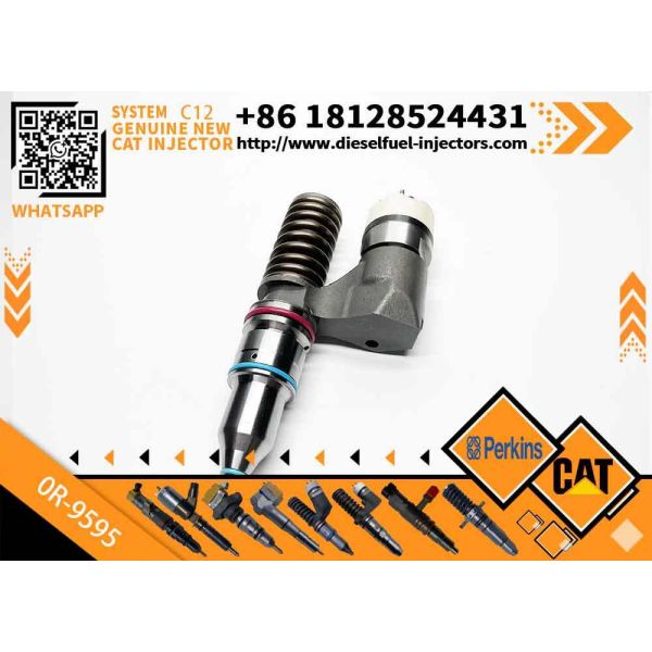 Excavator Parts Diesel C12 Engine Injector 208-9160 0R-9595 1OR-1814 OR-4987 161-1785 New Stainless Steel Injector for Excavator