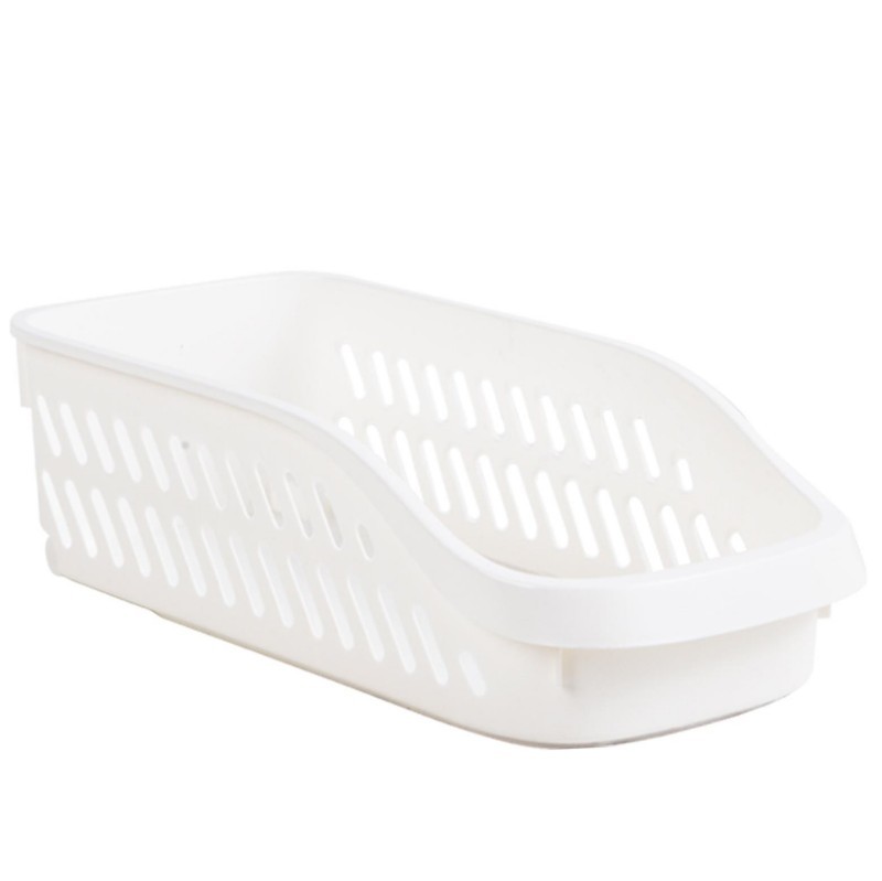 Cabinet Storage Box Under the Kitchen Sink Clutter Storage Basket Removable with Pulley Storage Basket Plastic