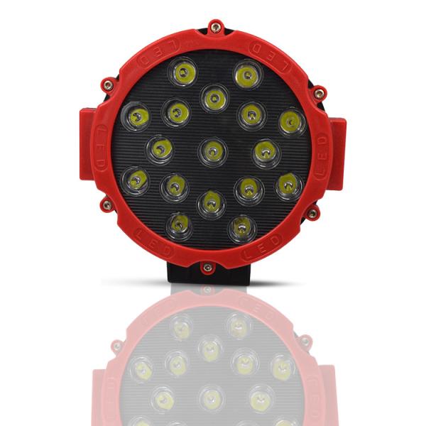 51W High Power LED Driving Lamps , 7 Inches Off Road Driving Lights