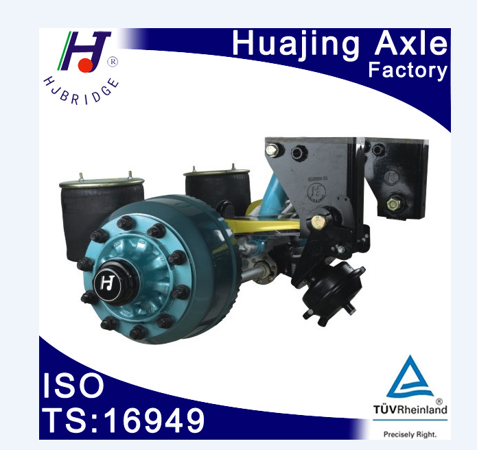 HJ Germany Type 12T Lifting Europe Type Air Suspension For Tank Truck