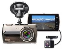 Câmera de segurança ODM 1080P grande angular Dash cam com bateria recarregável