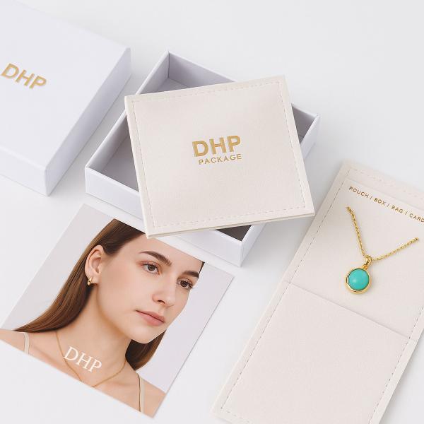 Presentation Rigid Jewelry Packaging Sliding Box With Gold Foil Stamping Logo