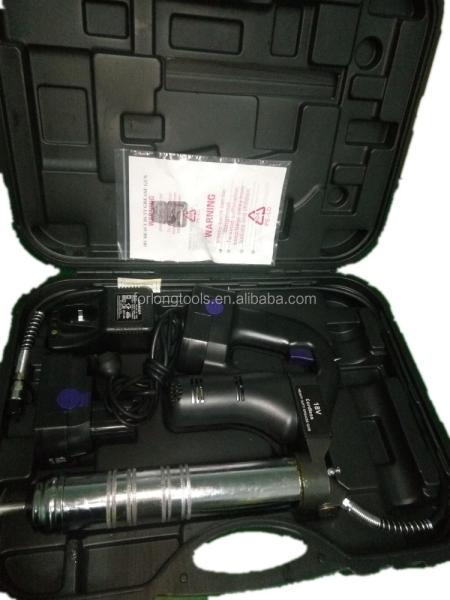 Universal OE NO. 18V Black Electric Grease Gun Recarregável com capacidade de 500cc e longa vida útil Tipo japonês sem fio