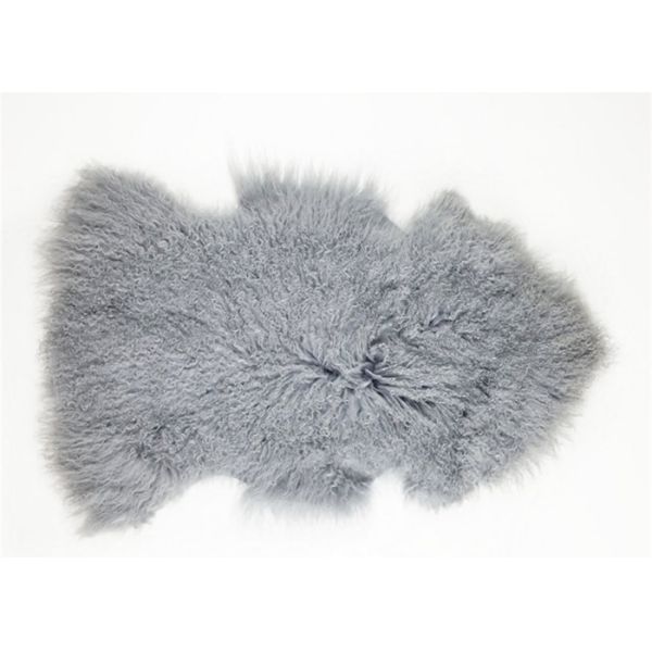 Неподдельный тибетский ход овчины для двуспальной кровати, мягкого одеяла меха овчины