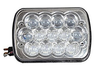 5D 65W Rectangle LED 5x7 Headlights, Hi/Low Beam