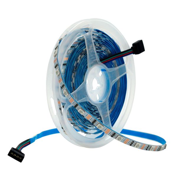 SMD 5050 LED RGB Strip Light Narrow Version 6mm 12V Color Changing