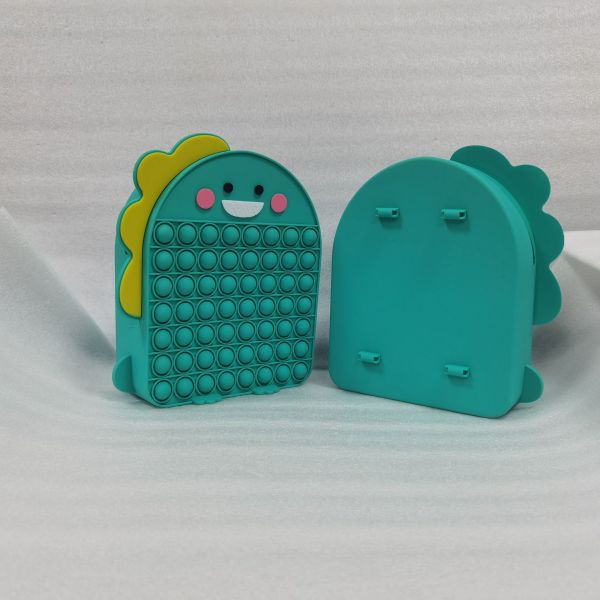 Динозавр мягкий силиконовый карандаш для канцелярских и косметических товаров рюкзак Силиконовый школьный рюкзак