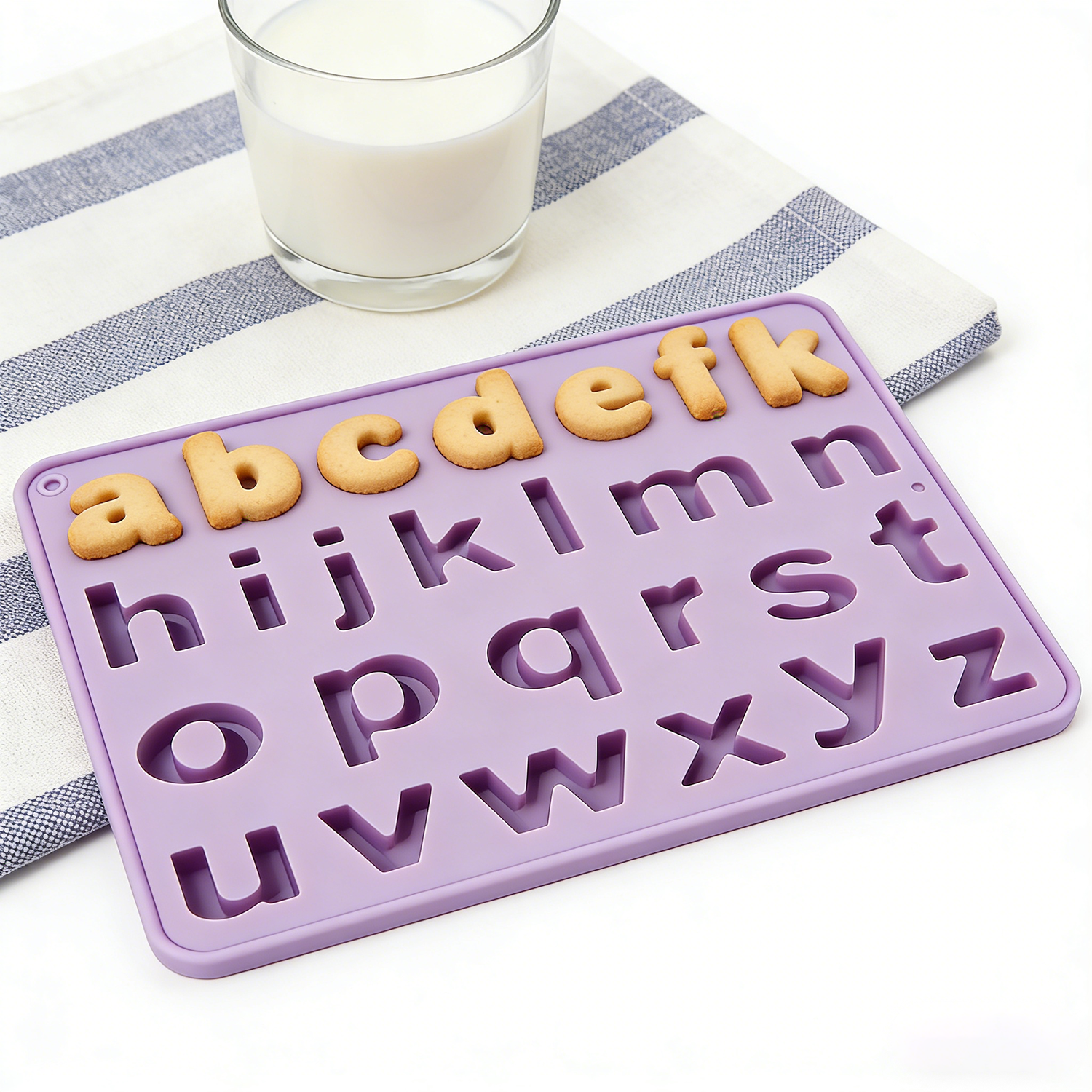 Microwave Safe Letter Silicone Mold Suitable for Cake Decorating Cookie Pressing Candy Casting Epoxy Resin Soap Ice Cube