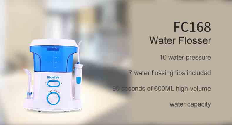 Гигиена полости рта Irrigator Flosser воды Countertop Nicefeel 600ml
