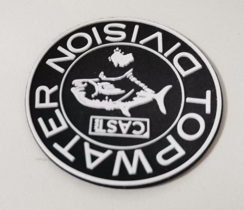 Подгонянное печатание передачи тепла одежды обозначает логотип силикона 3D