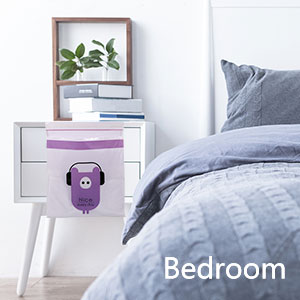 Biodegradable Easy Stick-On Disposable Car Trash Bag, Compostable Cornstarchbag Leakproof Vomit Bag, Kitchen Storage Bag