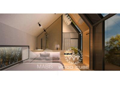 Material de aço padrão de madeira pré-fabricado pequeno das casas 24sqm Q550 Stong