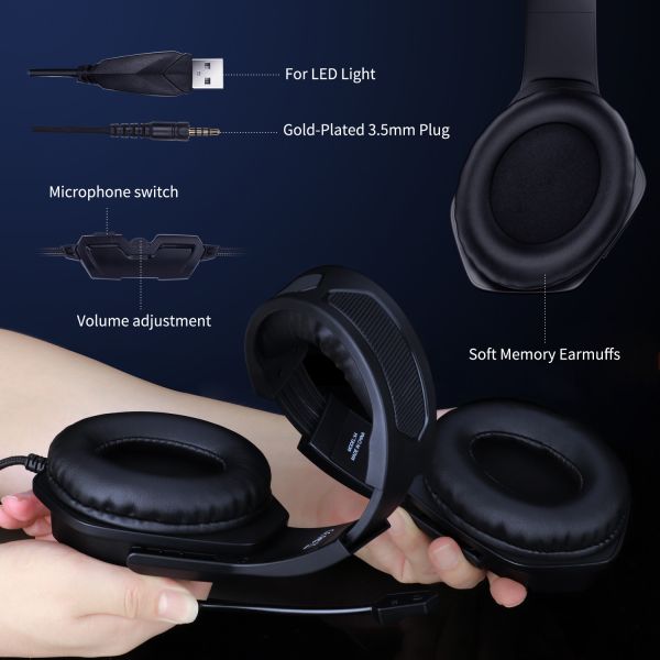 20000Hz 50mm 100mA Noise Cancelling Headphone X4 With Mic
