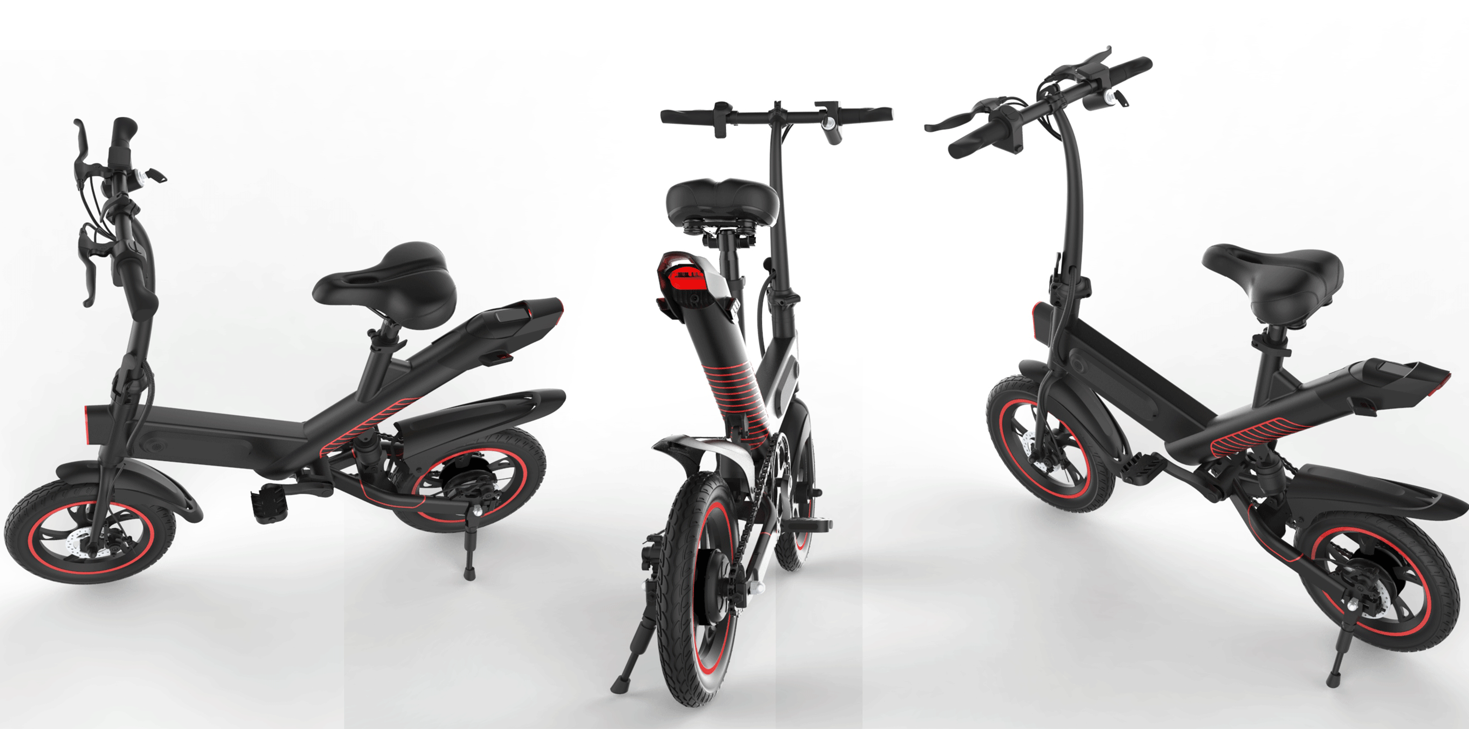 Electric Foldable Road Bike City E Cycle , Motorised Folding Bike For Adult