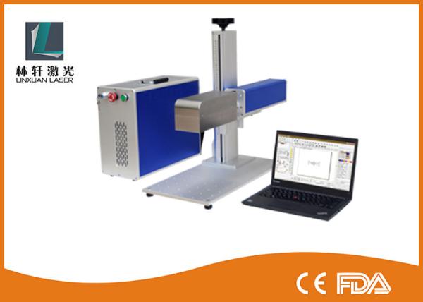 Mini 3D 30w Fiber Laser Marking Machine Portable Laser Etching Machine On Aluminum Copper