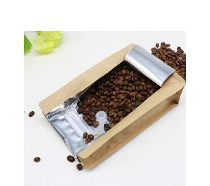 Advanced Equipment Make Custom Print Aluminum Foil Standup Kraft Paper Bag With Window And Zipper