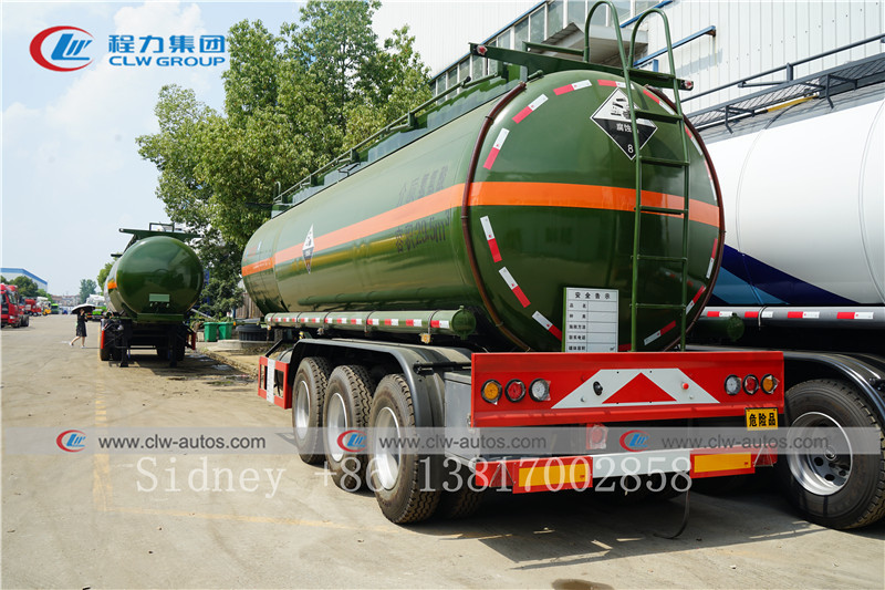 36cbm Q345 слабый стальной жидкостного амиака топливозаправщика трейлер Semi