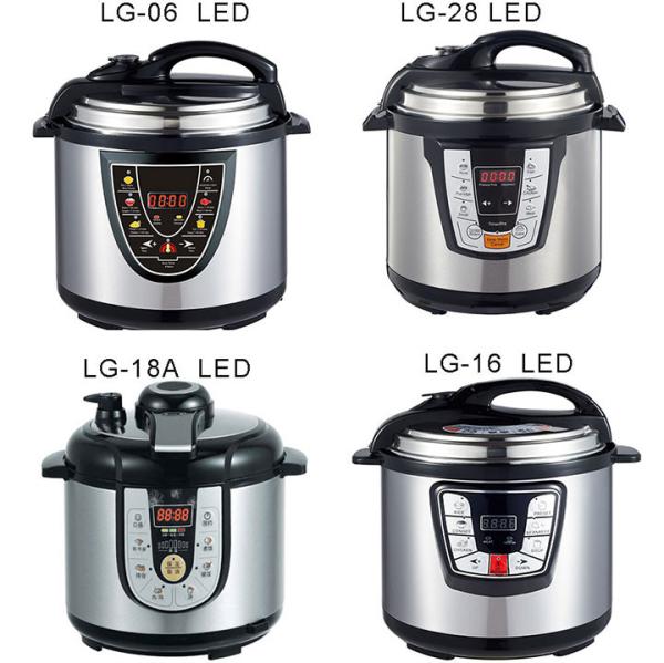 Adjustable 6L Digital Pressure Cooker , Kitchen Pressure Cooker Progrommable