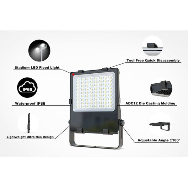 IP65 Exterior Led Flood Lights 150W 5 Years Warranty ROHS Standards