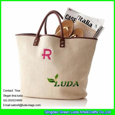 LUDA large beach straw bags paper promotion shopping tote bags