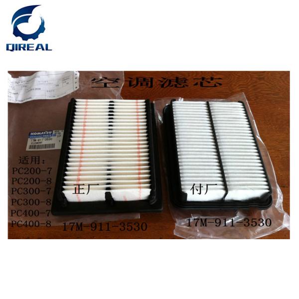 Filtro de ar 17M-911-3530 da cabine de Spare Part PC200-7 6D102 da máquina escavadora