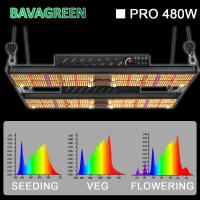 espectro completo da placa 4x4 Dimmable do quantum do diodo emissor de luz de 385nm 480W mais o IR UV vermelho