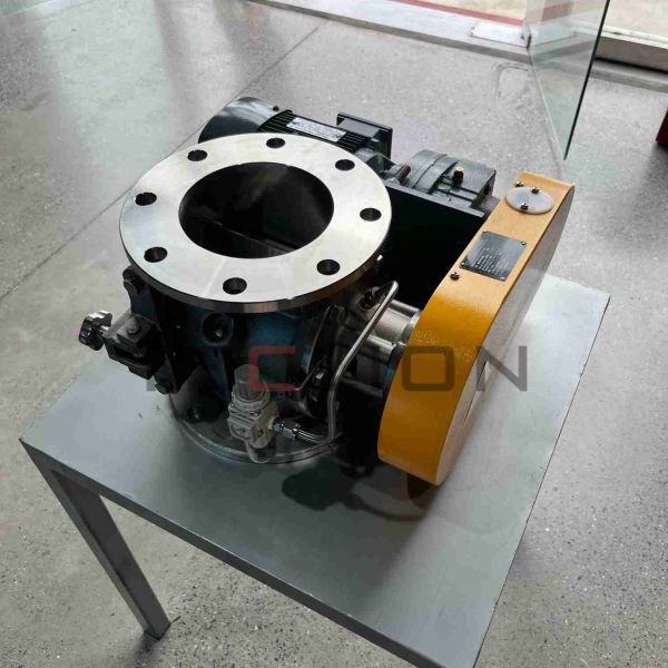 Valve d'alimentation rotative de l'entrée de l'écluse à roulement exposé en acier inoxydable