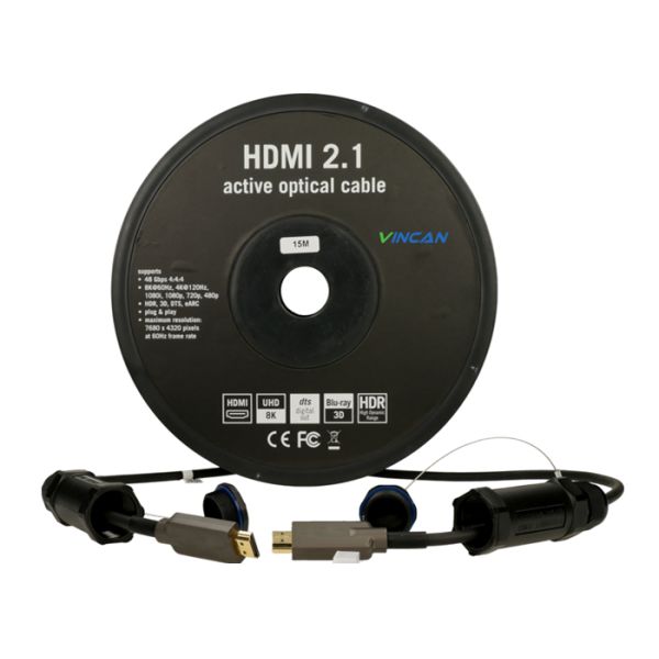 Armored конструкция нержавеющей стали оптического кабеля 200CU HDMI 2,0