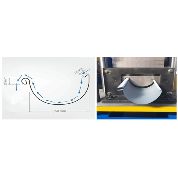 Portable Steel Gutter Downspout Machine Manufacturer