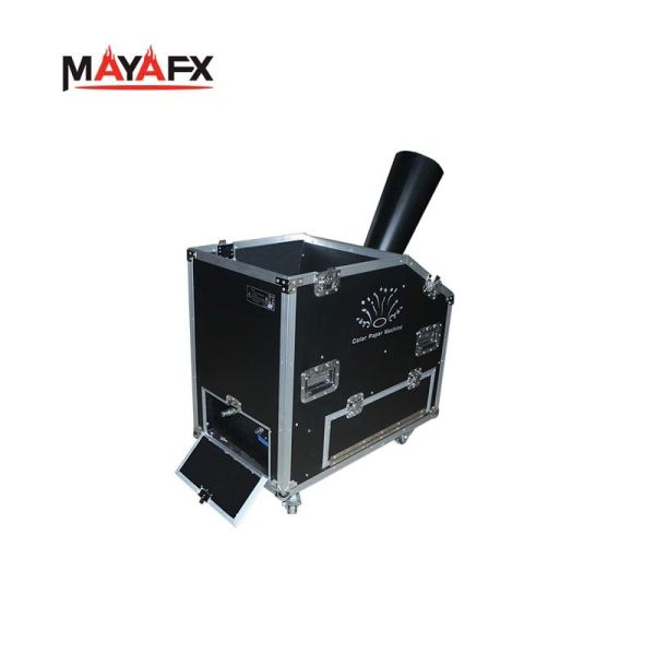 Stage CO2 Color Paper Blaster Machine with 110V/220V Voltage 12-15 Meter Spray Height and DMX512 Control for Events