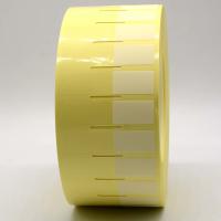 Étiquette adhésive de câble de 60x15-25 mm 1mil Étiquette de câble de polyester transparente transparente résistante à l'eau