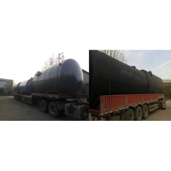 40cbm 20T Diesel Fuel Storage Tanks For Oil Station Using