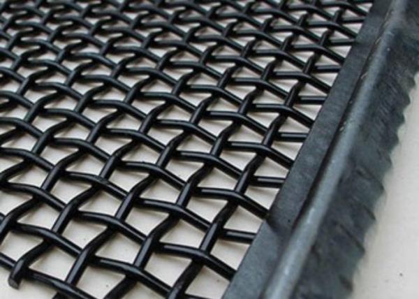 Areia Quente Aço Crimped Wire Mesh 6mm 8mm 10mm 15mm 20mm Abertura Mineração Carvão Vibrante Separador Escreens Sieve Químico