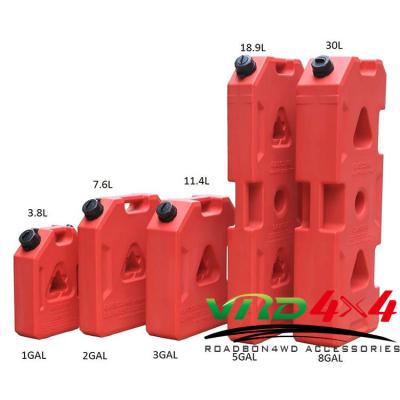 Factory Wholesale Roto Molded 3-8 Gallon 19L Plastic Jerry Can / Gasoline diesel fuel container