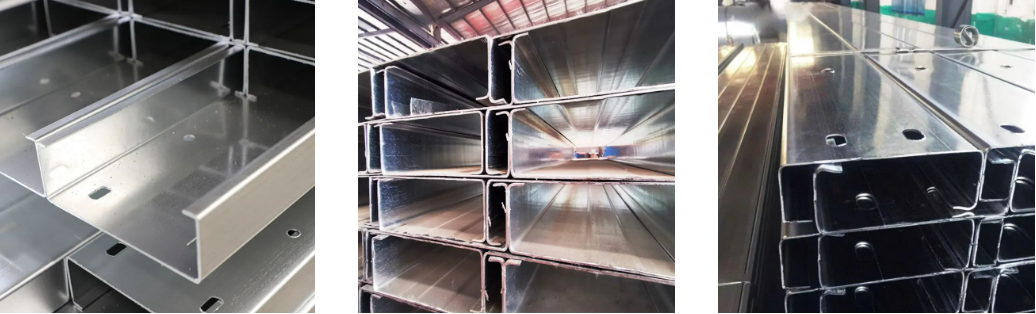 Cold Galvanized C Section Beam Steel Channel with Thin Wall and High Strength for Construction