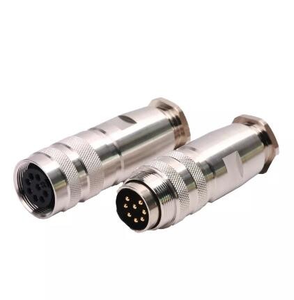 M16 Male Female 8 Pin Circular Connector 360 Shielded Metal Aviation M16