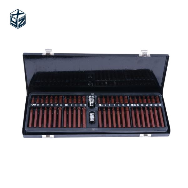 Precision Machining Industrial Grade S2 Alloy Steel Hand Tool Set 54pcs Bits Included