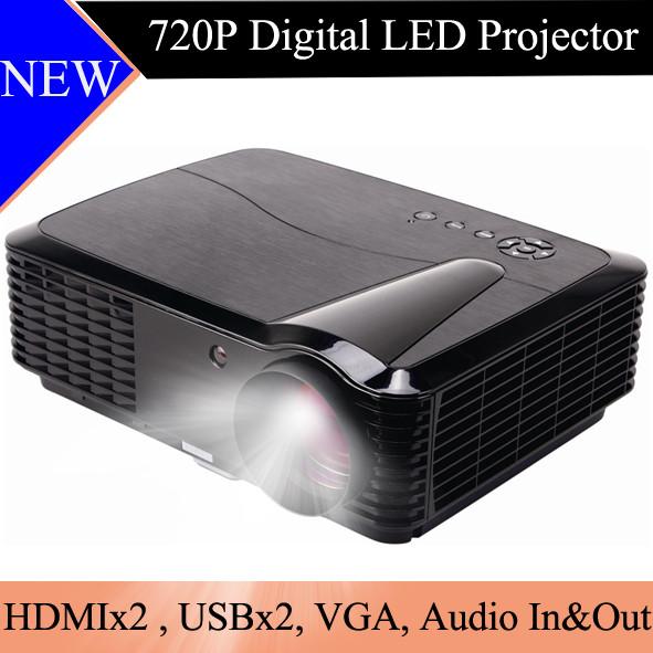 New Arrival HDMI Projector 1280x800Pixels Resolution For Cinema System Beamer USB TV Tuner
