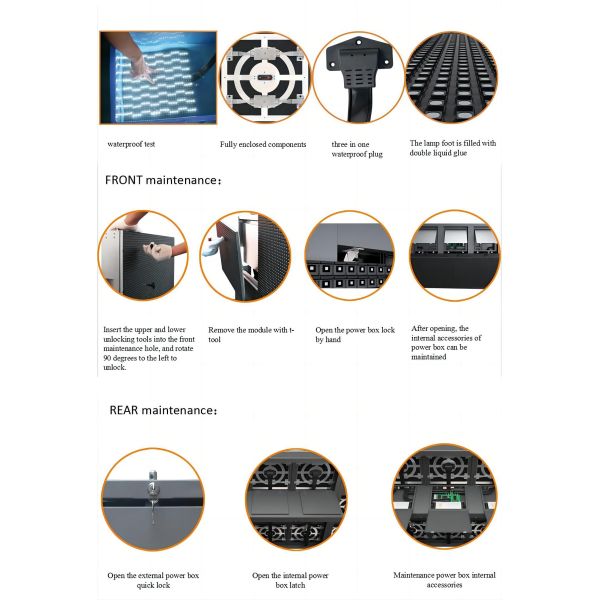 Pantalla de publicidad LED exterior Slim P5 con gabinete de aluminio de peso ligero