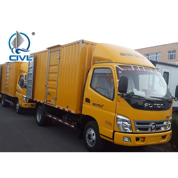 1880 Single Row Cargo Box Truck Towing Truck Including Air Conditioner No Bed Light Cargo Truck