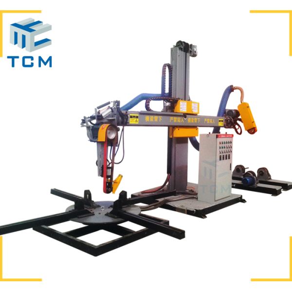 Stainless Steel shell and dish end polishing grinding machine automatic Polishing machine