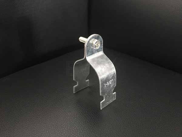 RC Clamp Galvanized GI Steel Conduit Strut Clamp / Conduit Clip Fit 35mm * 19mm Unistrut