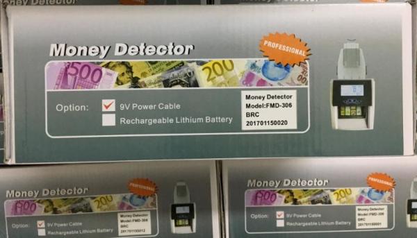 2 in 1 Mini Counterfeit money Dollar Bill Detector US Euro Pound Fake Currency