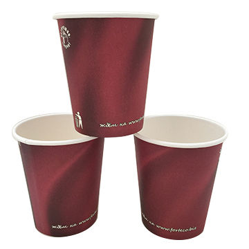 7 Ounce 220ML Hot Paper Cups For Tea / Milk , Disposable Coffee Paper Cup