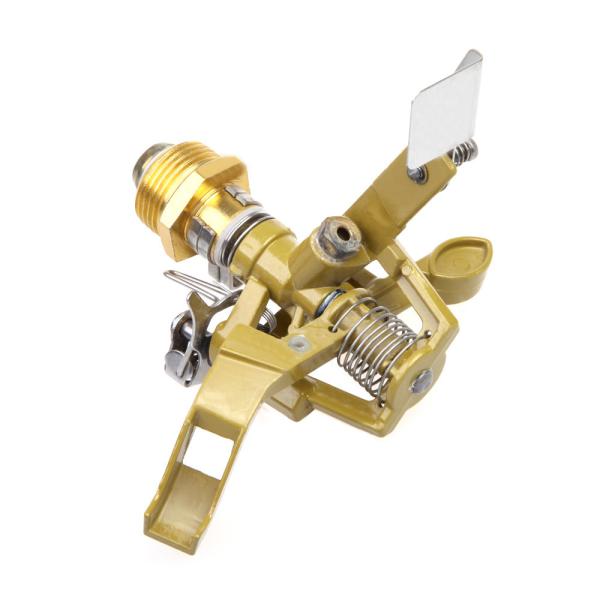 3/4 Inch Watering Impact Sprinkler  Zinc Alloy Material 0-360 Gear Drive Garden